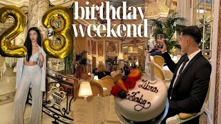 MY 23RD BIRTHDAY | dinner at the ritz, exploring london, surprise weekend w boyf