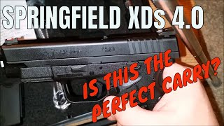 Springfield XDs 4.0: Un-boxing.  Perfect carry gun