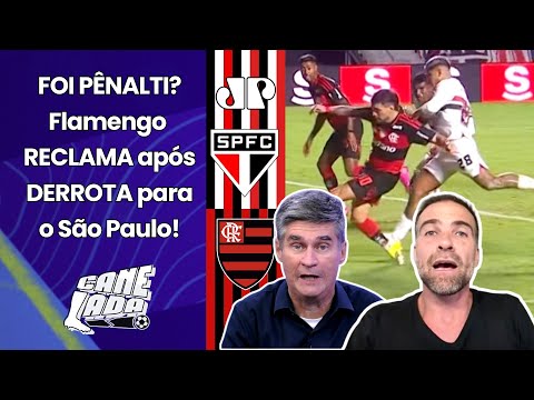"CULPAR ARBITRAGEM??? PELO AMOR DE DEUS! O FLAMENGO contra SÃO PAULO..." FOI PÊNALTI no ARRASCAETA?