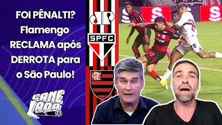 "CULPAR ARBITRAGEM??? PELO AMOR DE DEUS! O FLAMENGO contra SÃO PAULO..." FOI PÊNALTI no ARRASCAETA?