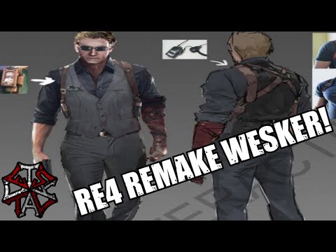 RESIDENT EVIL 4 REMAKE LEAK | WESKER RE-DESIGN!