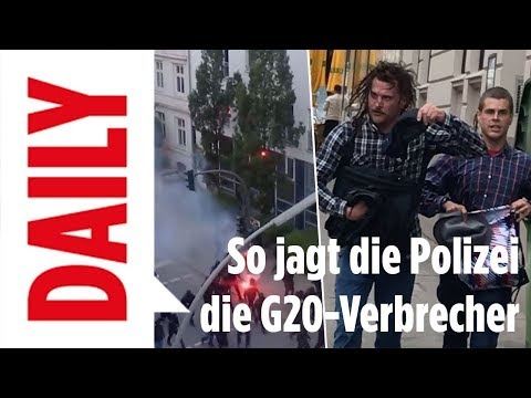 Fahndung - So jagt die Polizei die G20-Verbrecher - BILD DAILY 18.12.17