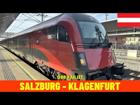 Führerstandsmitfahrt Salzburg Hbf - Klagenfurt Hbf (ÖBB, Österreich) Sicht des Lokführers in 4K
