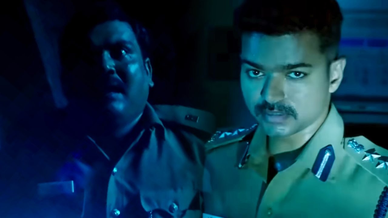 ये पुलिस वाला विजय को देखकर डर जाता है | Theri Movie Best Scene