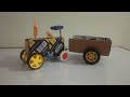 Ganpati Bappa Moriya How To Make Tractor And Trolley By Matchbox At Home Tractor Bike