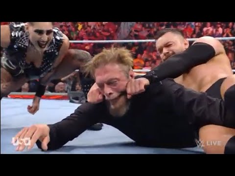 the Judgment Day With Finn Balor attacks Edge wwe Raw June 6 ,,2022