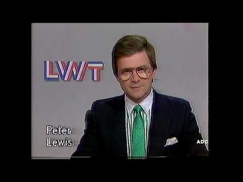 LWT adverts Night Network trailer & Peter Lewis LWT news in-vision 27th September 1987 9 of 9