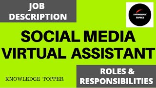 Training Video Gallery 11 Social Media Virtual Assistant: Key Responsibilities and Job Role
