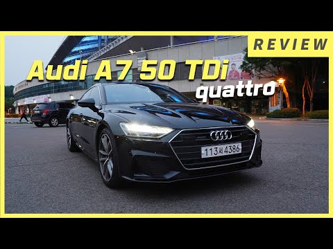 Audi A7 2020 Review - Night Drive POV | What is the Audi Matrix LED headlight & Ambient Light?