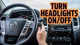 Nissan Frontier Headlights 101 | Turning On Lights, High Beam & Parking Lights