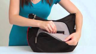 Travelon Classic RFID Blocking Anti-Theft Crossbody Bucket Bag 42757