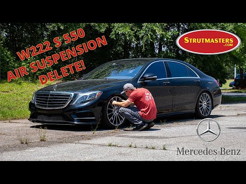 2014-2020 Mercedes-Benz S 550 Rear Suspension Conversion Kit Installation