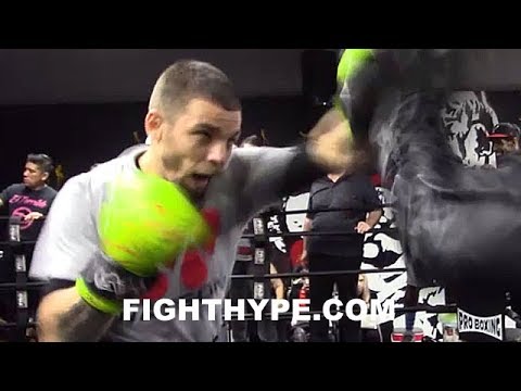 IVAN REDKACH LETS HANDS FLY; EAGER TO DROP BOMBS ON RAYNELL WILLIAMS