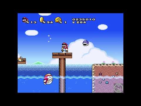 Super Mario World *SNES* (HACK) New Super Mario World 2 Around The World Part 4