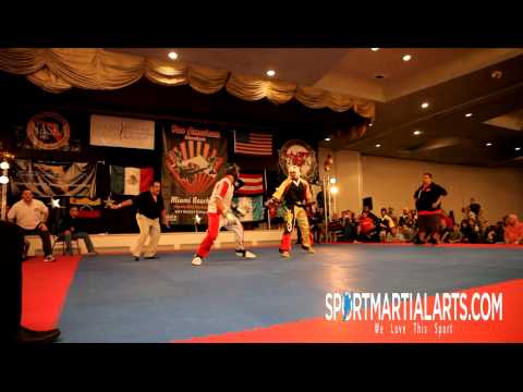 Jose Ibarra v Kevin Walker - Men's Team Sparring - 2013 Pan American Internationals