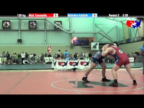 Nick Tavanello vs. Nicholas Gajdzik at 2013 ASICS University Nationals - FS