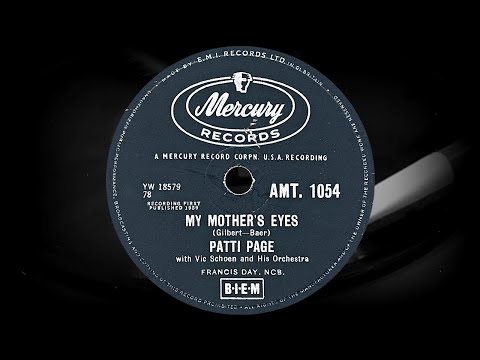 MY MOTHER'S EYES - PATTI PAGE with Vic Schoen and His Orchestra (1959)