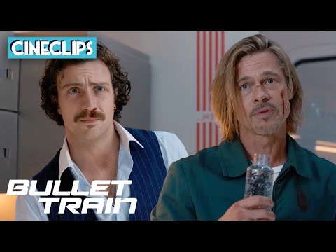 Bullet Train | Tangerine vs. Ladybug (ft. Brad Pitt) | CineStream
