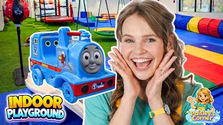 Silly Miss Lily Visits a Fun Indoor Playground for Kids | Learn to Talk, Colors & Pretend Play