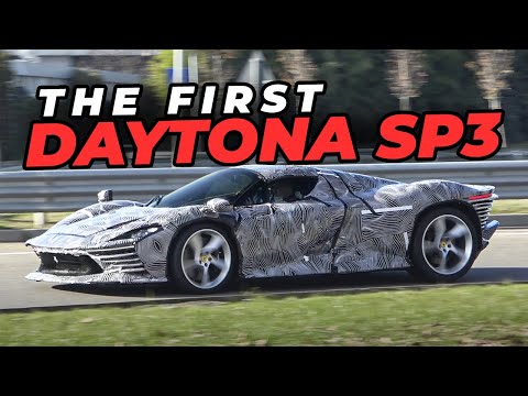The FIRST FERRARI DAYTONA SP3 On The Road