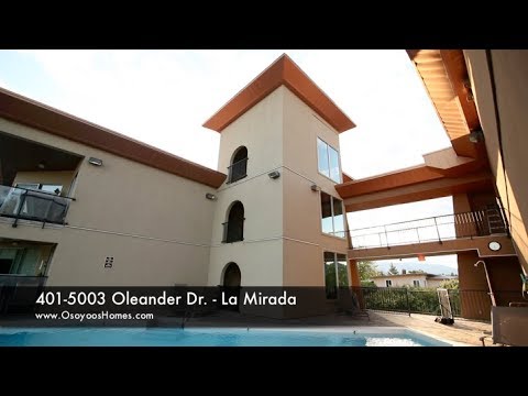 SOLD! 401-5003 Oleander Drive - La Mirada. Lakeview Condo For Sale in Osoyoos