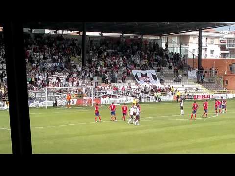Burgos CF 4 UD Lanzarote 0. Primer gol del Burgos CF