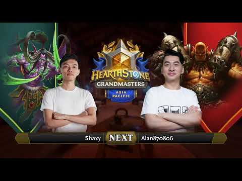 Shaxy vs Alan870806 | 2021 Hearthstone Grandmasters Asia-Pacific | Top 8 | Season 1 | Week 7