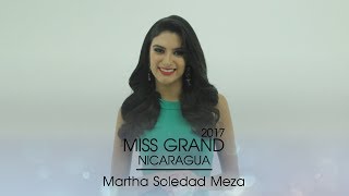 Martha Soledad Meza Miss Grand Nicaragua 2017 Introduction Video