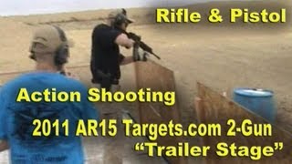 Shooting the AR15 From an Elevated Platform (AR15 Targets 2-Gun Match)