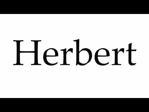 How to Pronounce Herbert