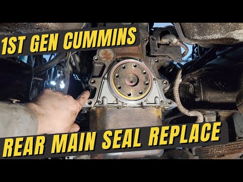 12 Valve Cummins Rear Main Seal Replacement | 1st Gen Cummins