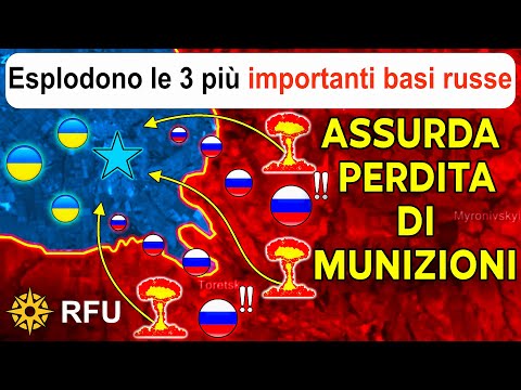 Battaglia per Kostiantynivka Finita Prima di Iniziare, Depositi Russi Devastati