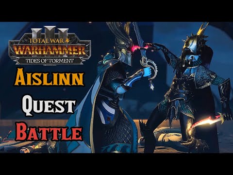 Sea Lord Aislinn QUEST Battle: Showdown with Lokhir! - Total War: Warhammer 3 Tides of Torment DLC
