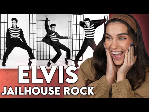 I CAN'T STOP DANCING!! First Time Reaction to Elvis - "Jailhouse Rock"