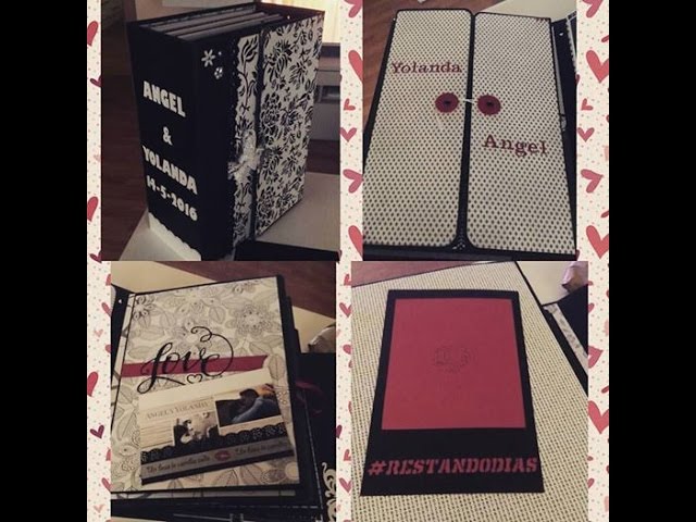 Vídeo relacionado con Álbum de Fotos para Pegar y Escribir, Kit DIY Scrapbook 21.5 x 15 cm, con 60 Páginas Negras de 280g, 9 Bolígrafos de Gel, Plantillas y Pegatinas, para Boda Aniversario Boda y Bebé