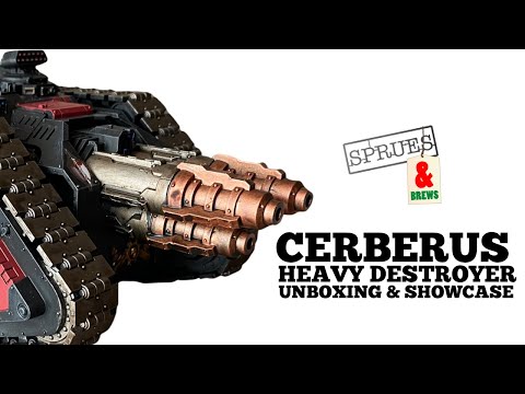 Cerberus Heavy Tank Destroyer | Warhammer The Horus Heresy Plastic Tank Unboxing & Showcase