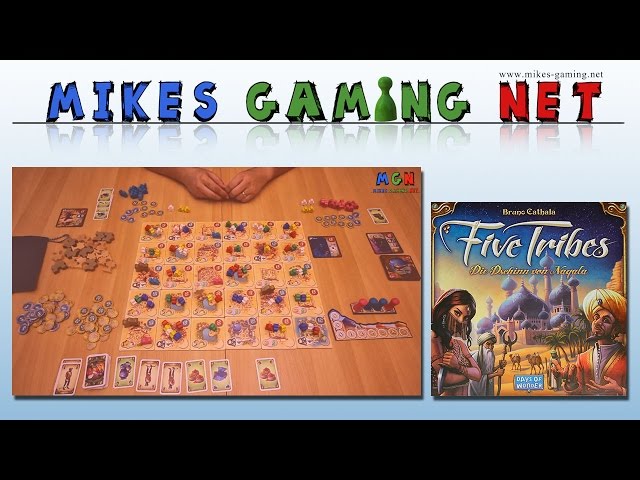 Vídeo relacionado con Asmodée Days of Wonder Five Tribes The Djinns of Naqala Board Game