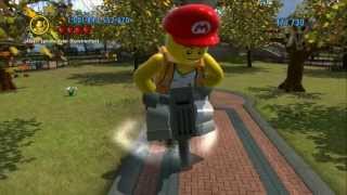 LEGO City Undercover (Wii U) - How to Unlock and Wear the Mario Hat