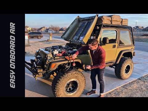 $143 DIY Overland Onboard Air Install – Jeep TJ
