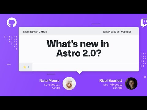 What's new in Astro 2.0? - Open Source Friday