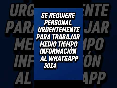 Trabajo Medio Tiempo - Cali Valle del Cauca y toda Colombia