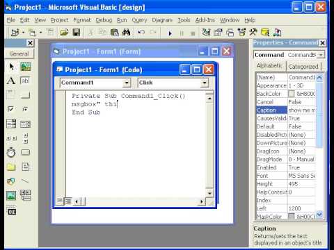 Visual Basic 6 Tutorials Working With Msgbox