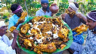 FULL CHICKEN EATING | Full Country Chicken Cooking and Eating in Village | Healthy Village Food