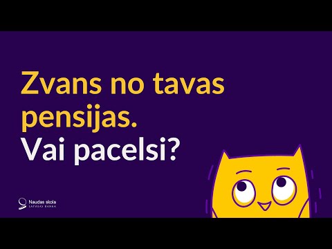 Zvans no tavas pensijas. Vai pacelsi?