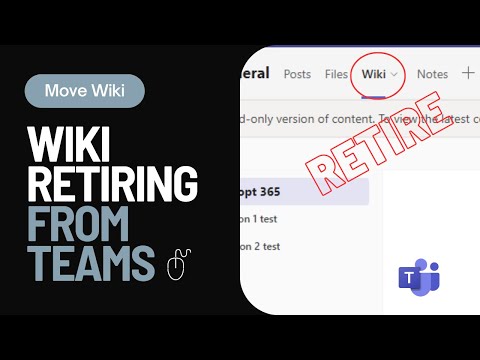 Wiki retiring from Teams; moving to Notes (OneNote) #Microsoft #microsoftteams #Wiki