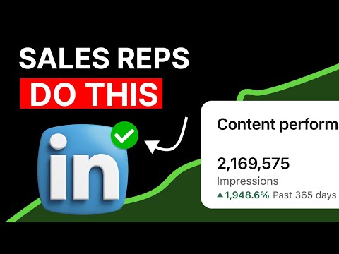 THE BEST Tech Sales Strategy for SALES REPS to DOMINATE LinkedIn (BDR/SDR Edition)