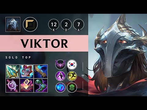 Viktor Top vs Teemo - KR Master Patch 25.09
