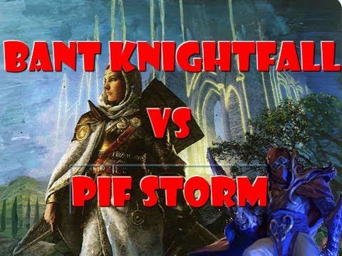 Bant Knightfall VS PifStorm  -FNM Modern Round 3-