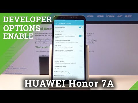 How to Activate Developer Options in HUAWEI Honor 7A – OEM Unlock & USB Debugging