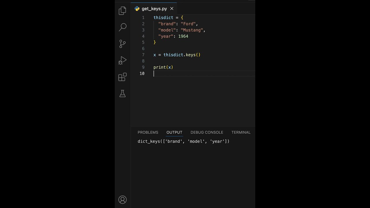 Retrieve All Keys from a Python Dictionary 🗝️ | Dictionary | 2025 | Python | Learning